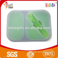 Square silicone popular lunch box for kids